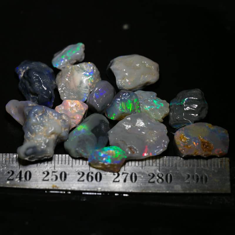 71.00 ct rough opal parcel for intermediate cutters