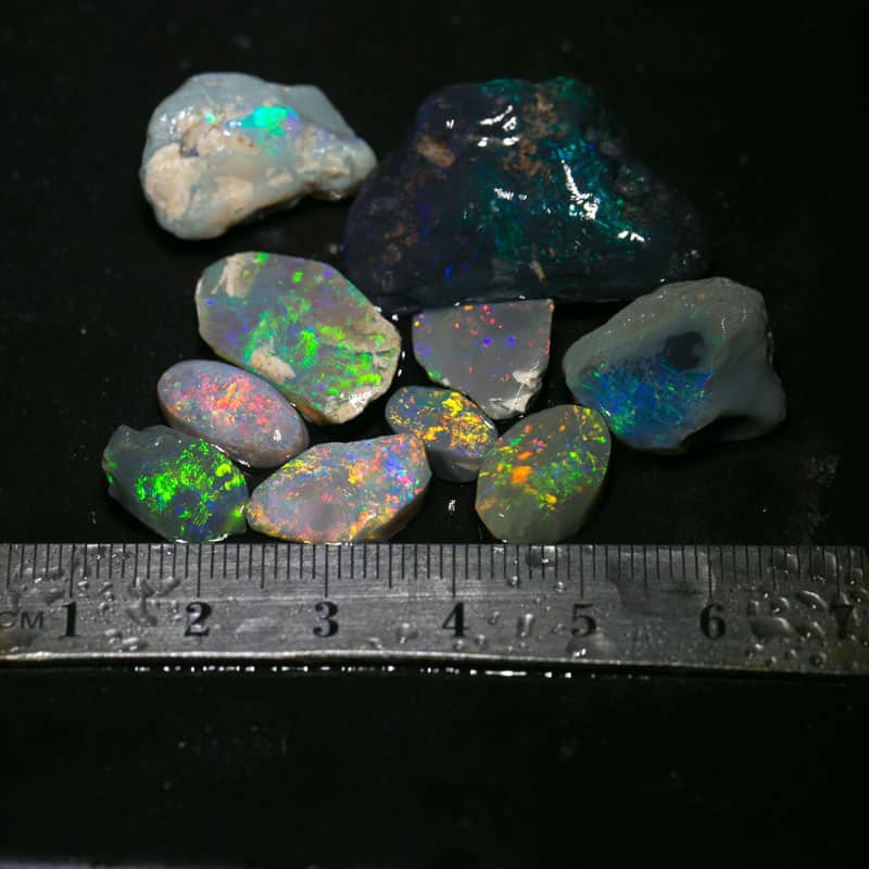 71 ct rough opal parcel 10 pieces