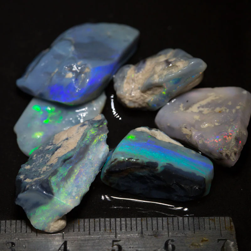 73.89 ct rough opal parcel 6pc