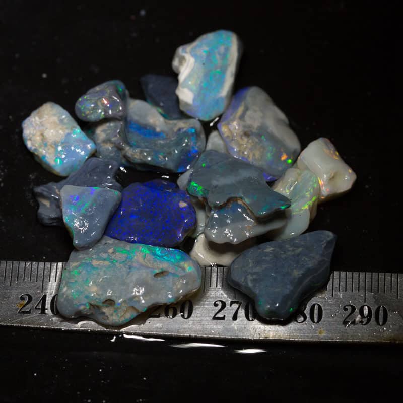 74 ct rough opal parcel 15 pieces