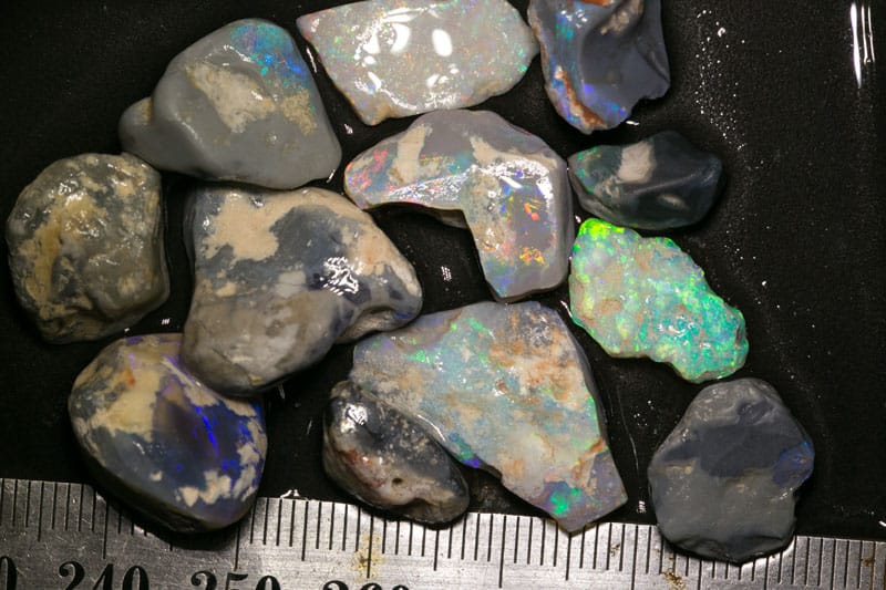 75 ct rough opal parcel 12 pieces