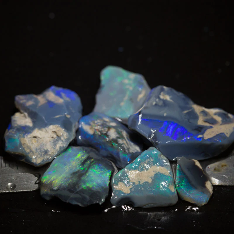 76.40 ct rough opal parcel 7pc