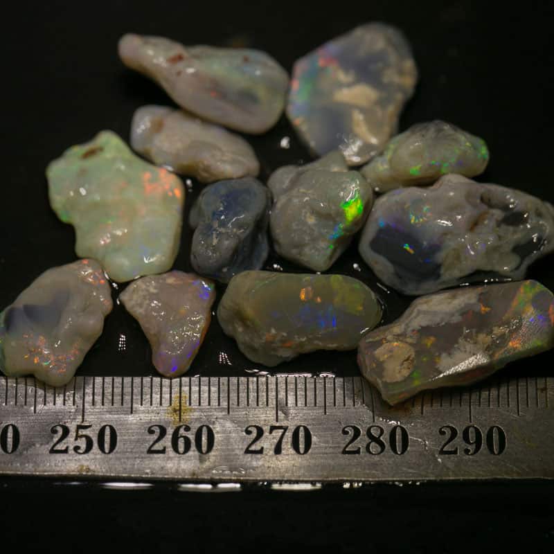 76 ct rough opal parcel 12 pieces