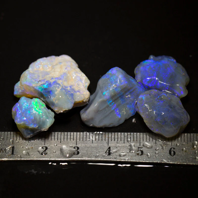 76 ct rough opal parcel 5pc