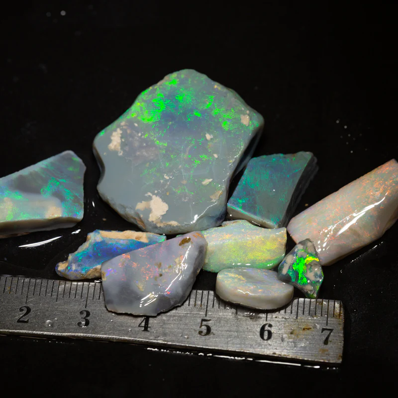 76 ct rough opal parcel 8pc