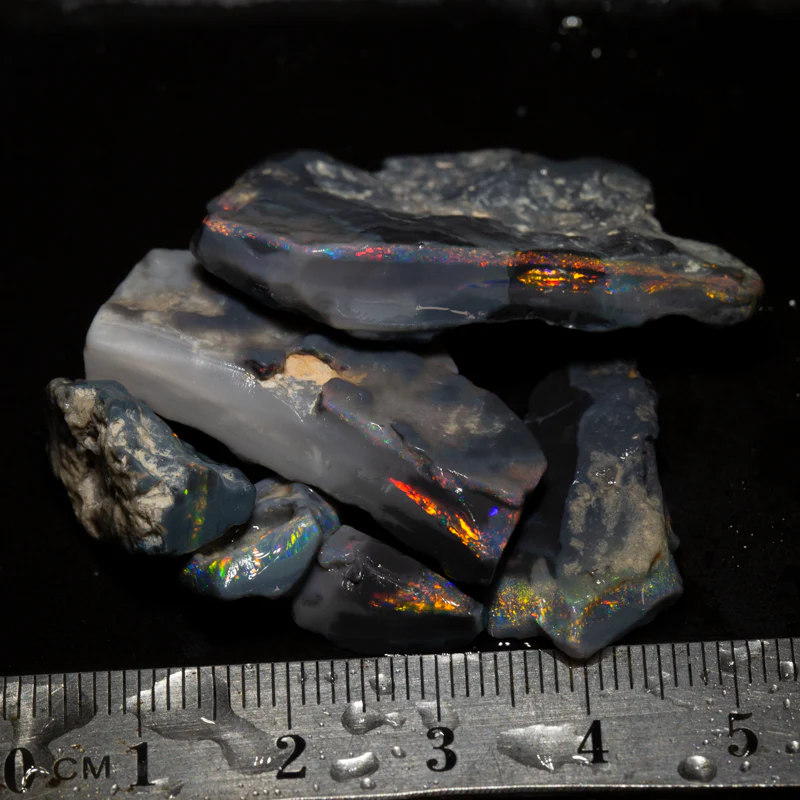 77 ct rough opal parcel 6pc
