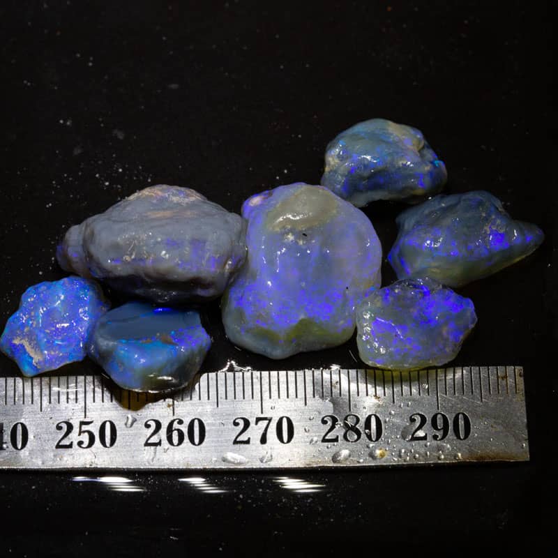 77 ct rough opal parcel 7pc