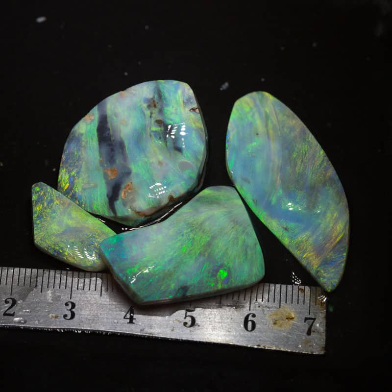 77ct rough opal parcel 4pc