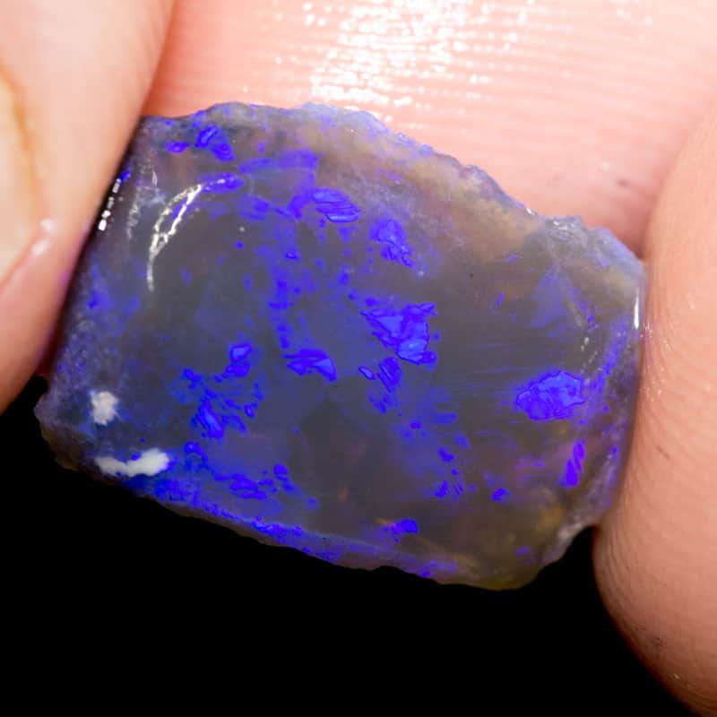 8.12 ct roughly rubbed opal piece 20mm across