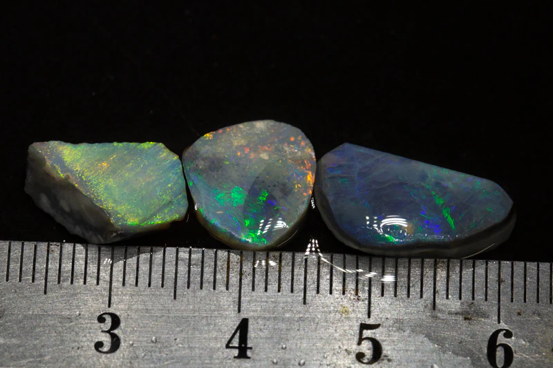 8.20 ct opal rubs 3pc