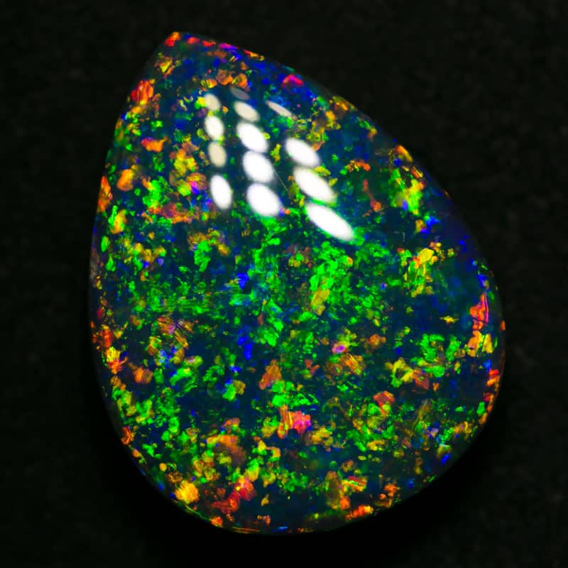 8.30 ct gem black opal collectors piece 16.8x13x6mm
