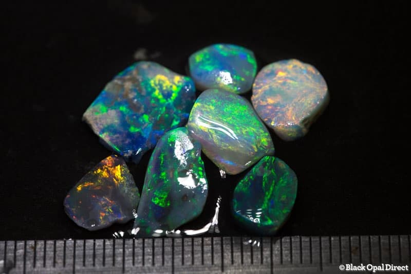 8.42 ct opal rubs 7 pieces