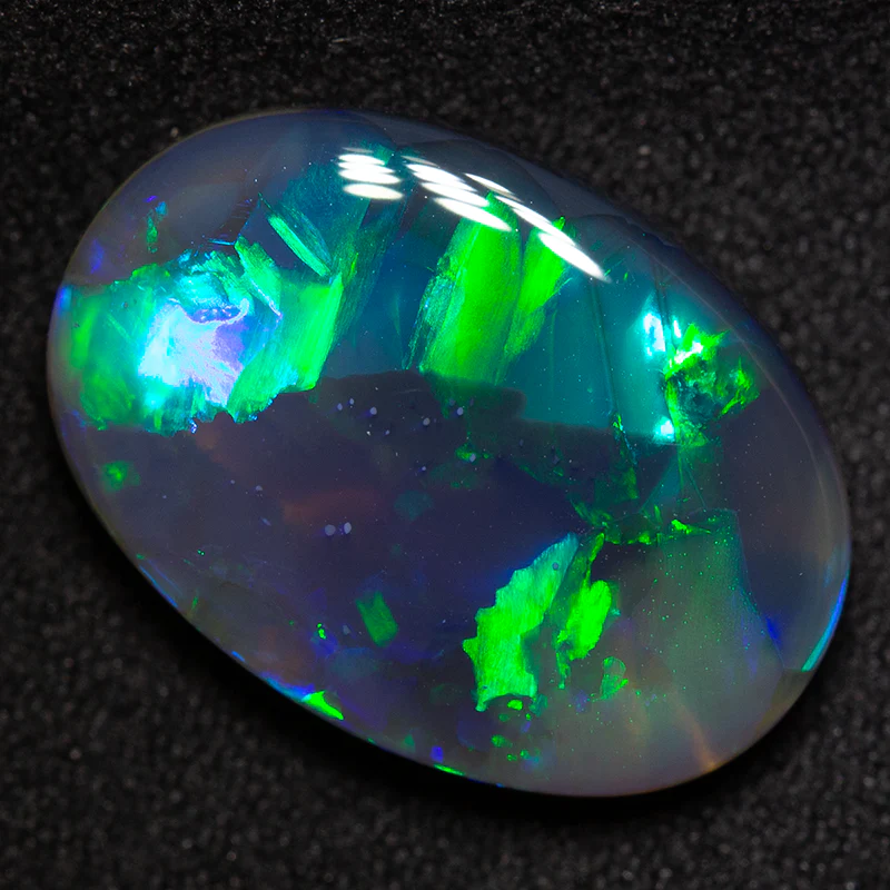 8.52 ct black opal 18x13x5mm