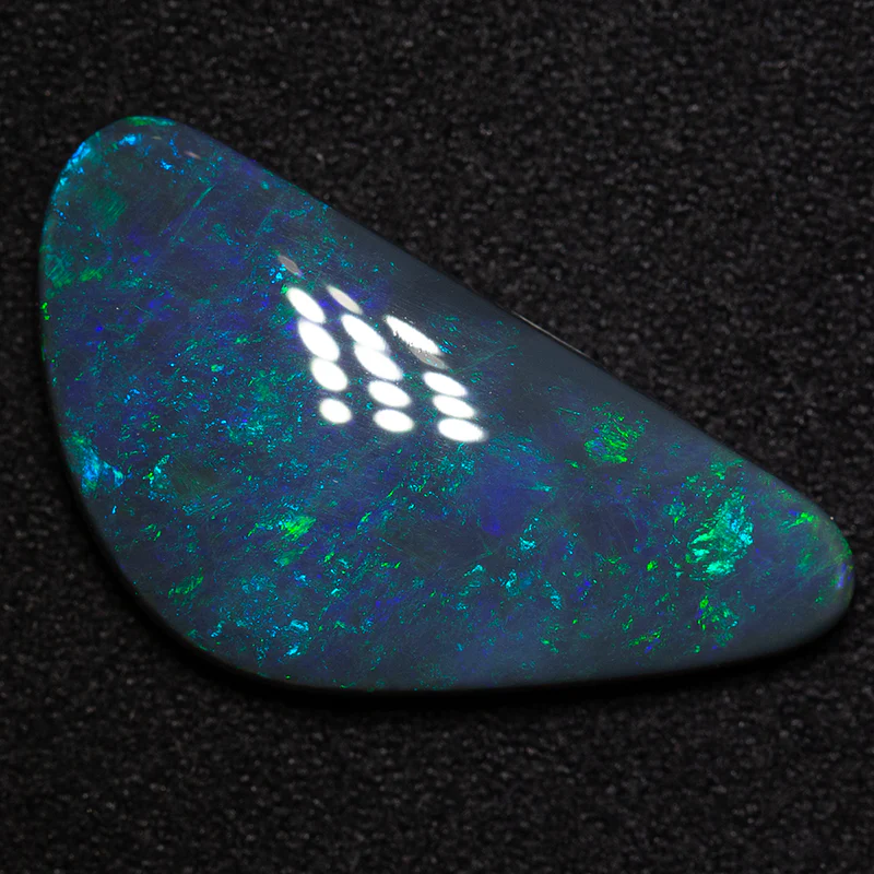 8.59 ct black opal 25x12.7x4.6mm