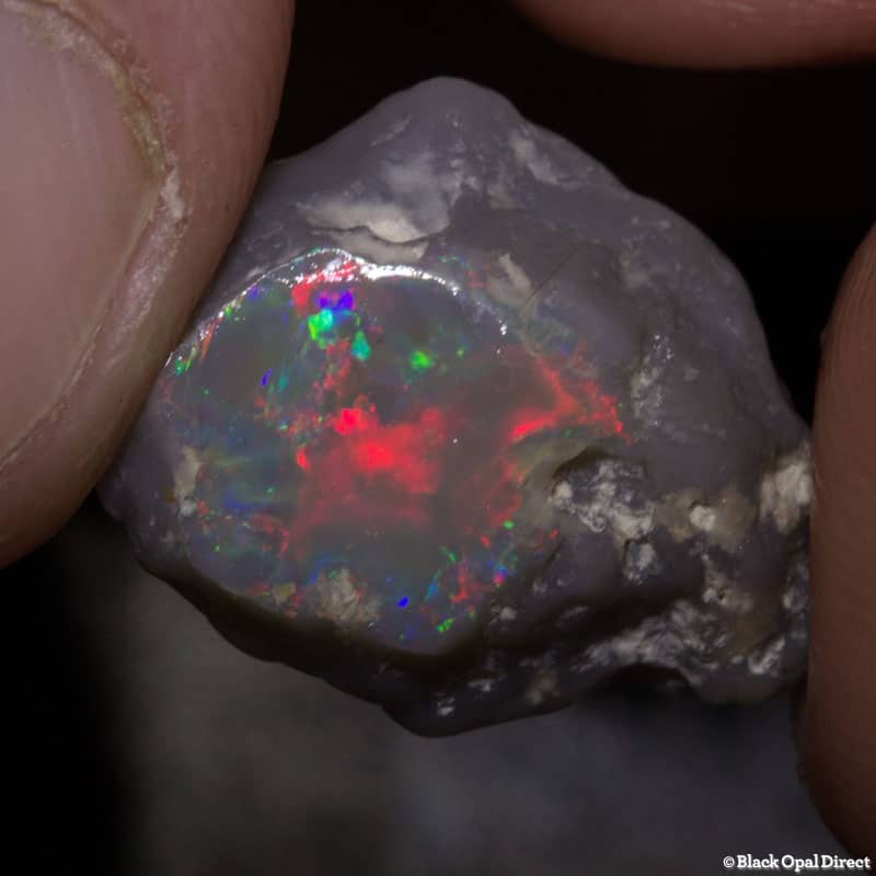 8.74 ct rough opal piece 18mm across