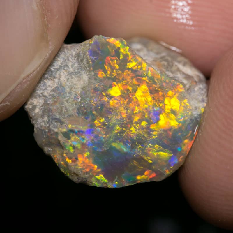 8.75 ct rough opal piece 17mm across