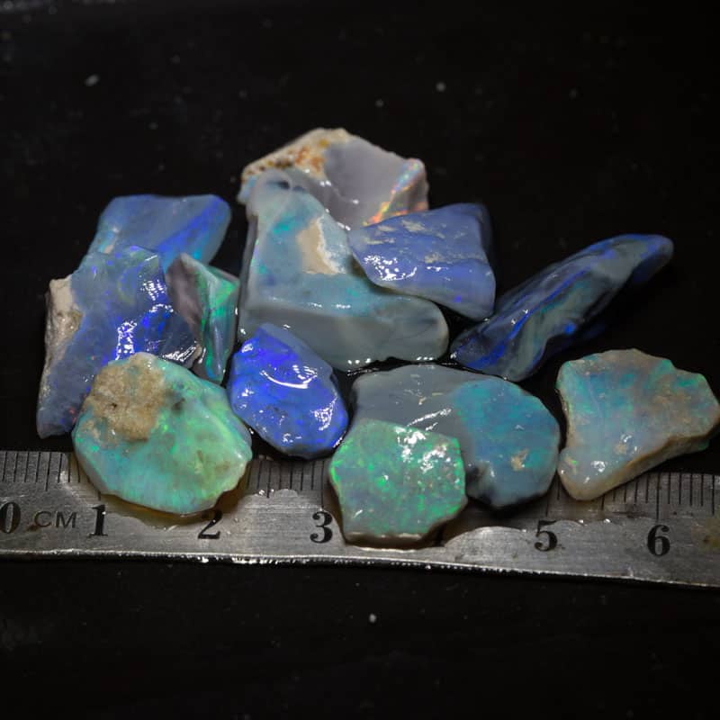 80.68 ct rough opal parcel 12pc