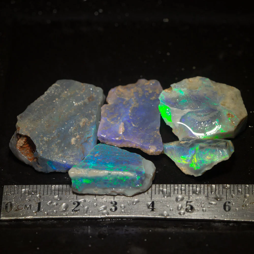 80 ct rough opal parcel 5pc