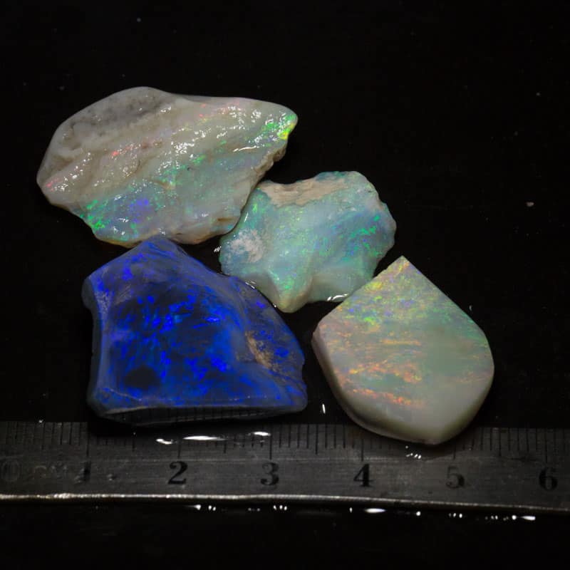 81 ct rough opal parcel 4pc