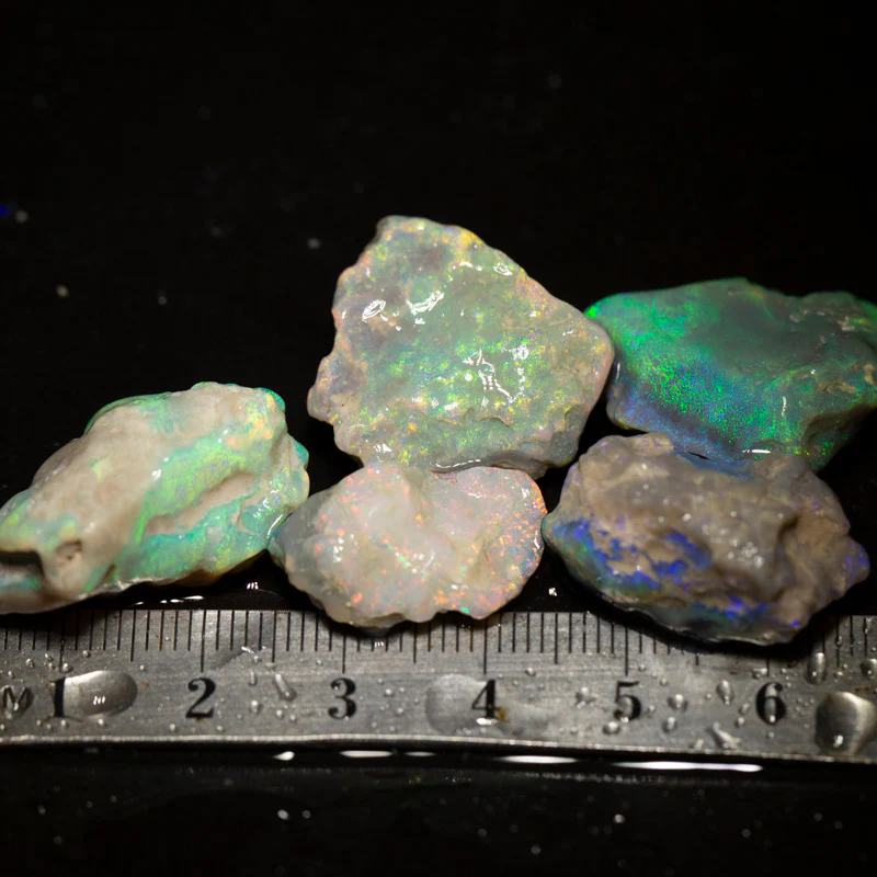 81 ct rough opal parcel 5pc