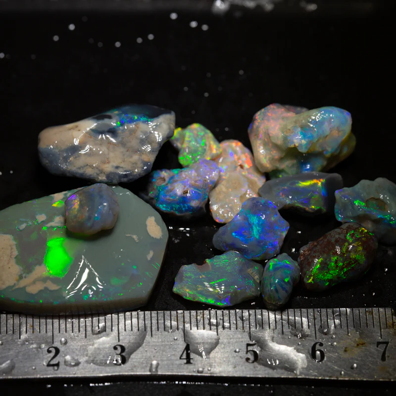 82 ct rough opal parcel 13pc