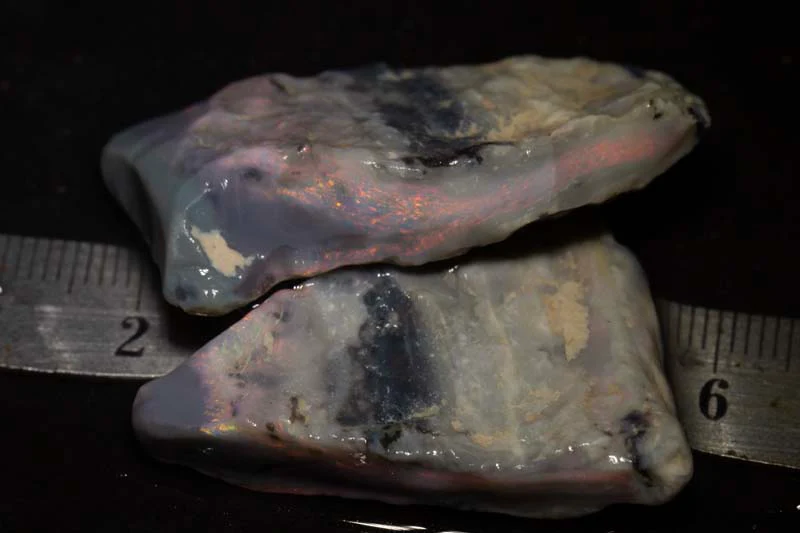 83 ct rough opal parcel 2pc