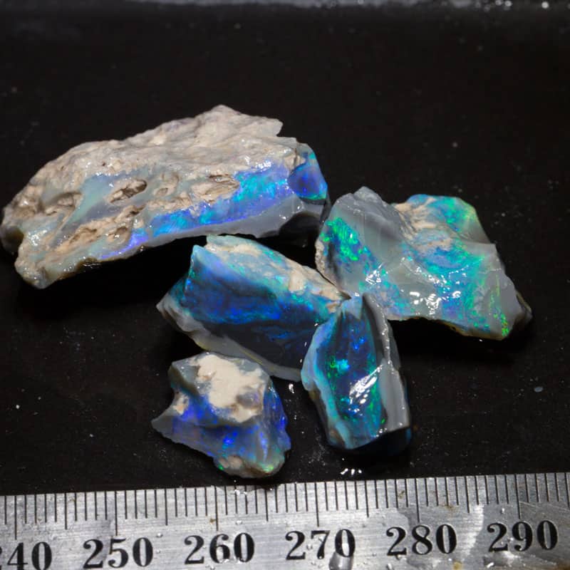 83 ct rough opal parcel 5 pieces
