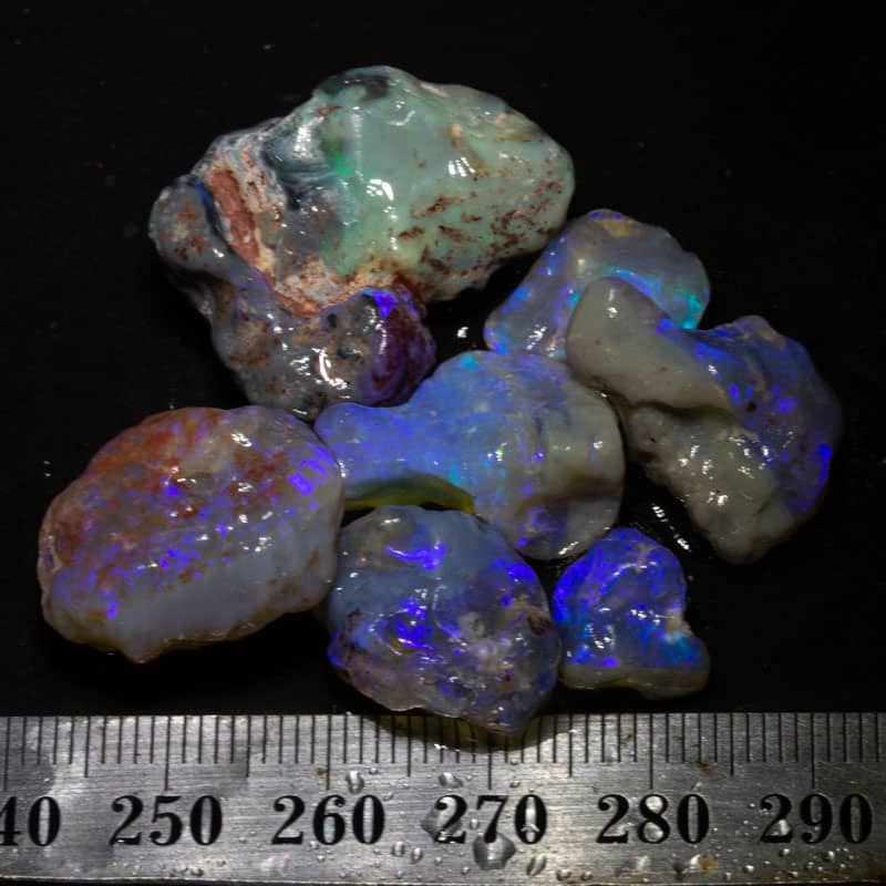 84 ct rough opal parcel 7 pieces