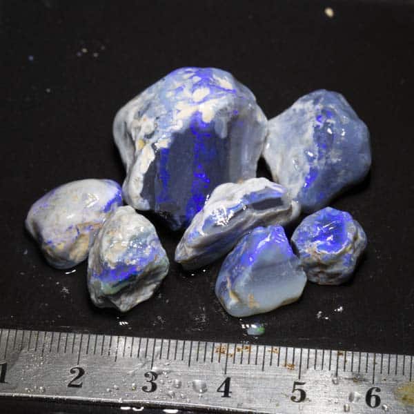 84 ct rough opal parcel 7 pieces