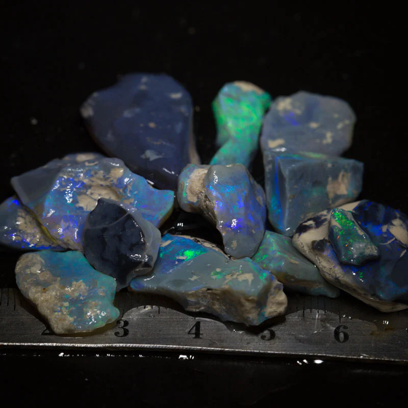 85.00 ct rough opal parcel 14pc