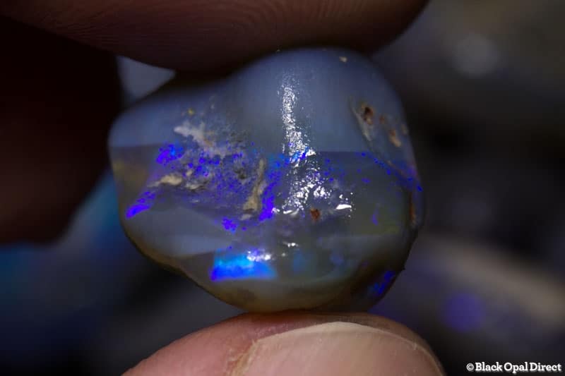 867 ct rough blue opal