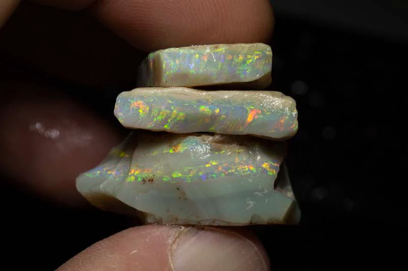 88 ct rough opal parcel 3 pc