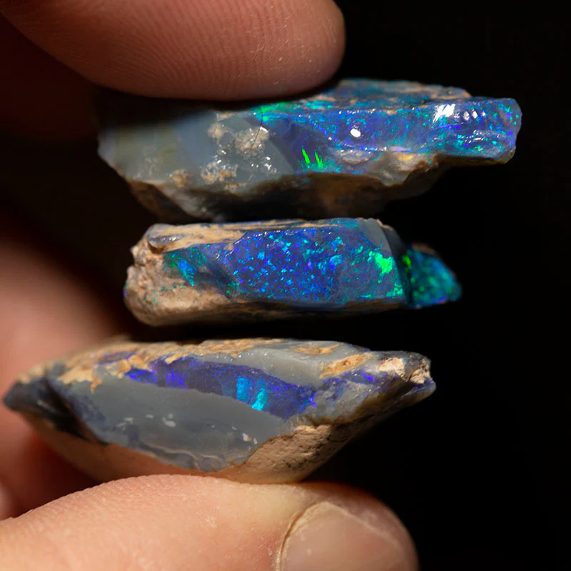 88 ct rough opal parcel 3pc