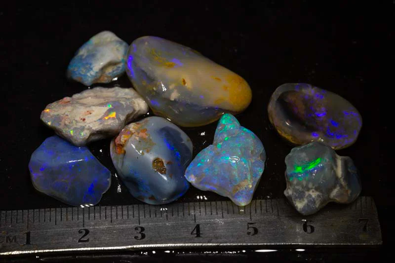 88 ct rough opal parcel 8pc
