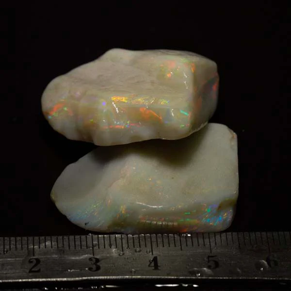 89 ct rough opal 2 piece