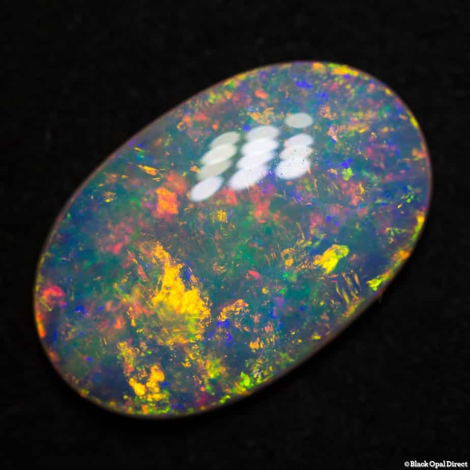 9.38 ct gem Andamooka crystal opal 22x14x4.5mm