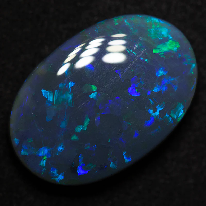 9.80 ct black opal 18.9x13x5.6mm