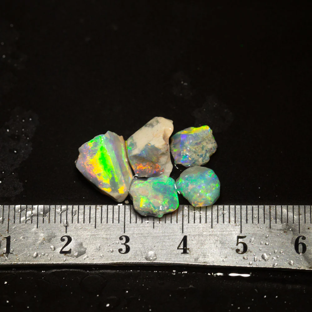 9 ct rough opal parcel 5pc