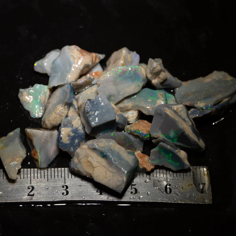 91.00 ct rough opal parcel