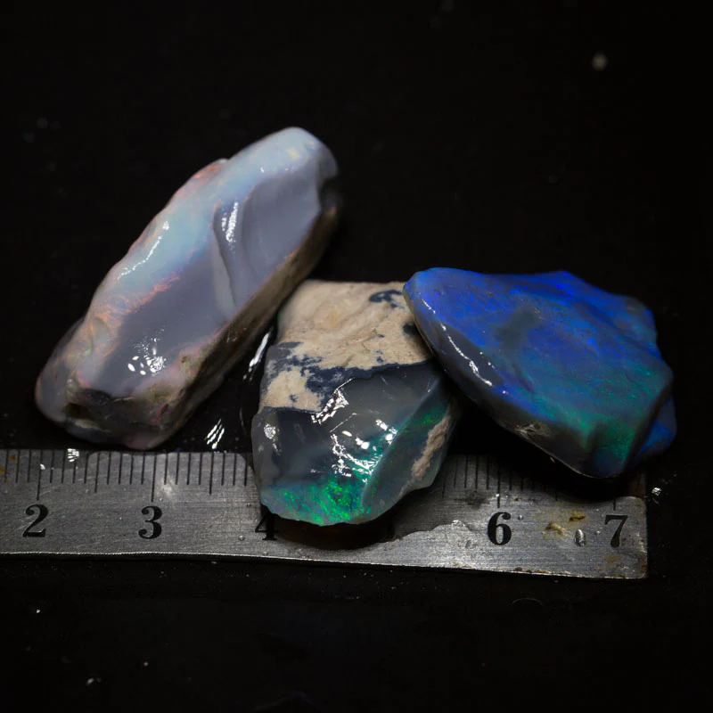 92.73 ct rough opal parcel 3pc