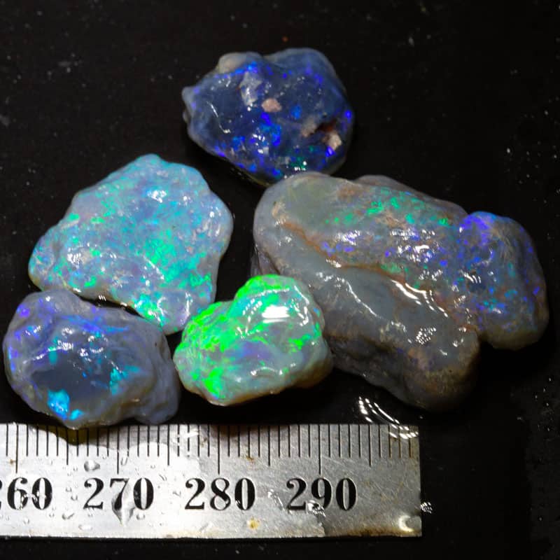 92 ct rough opal parcel 5 pieces