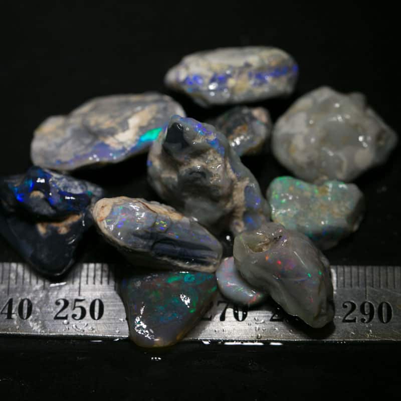93 ct rough opal parcel for intermediate 11pc