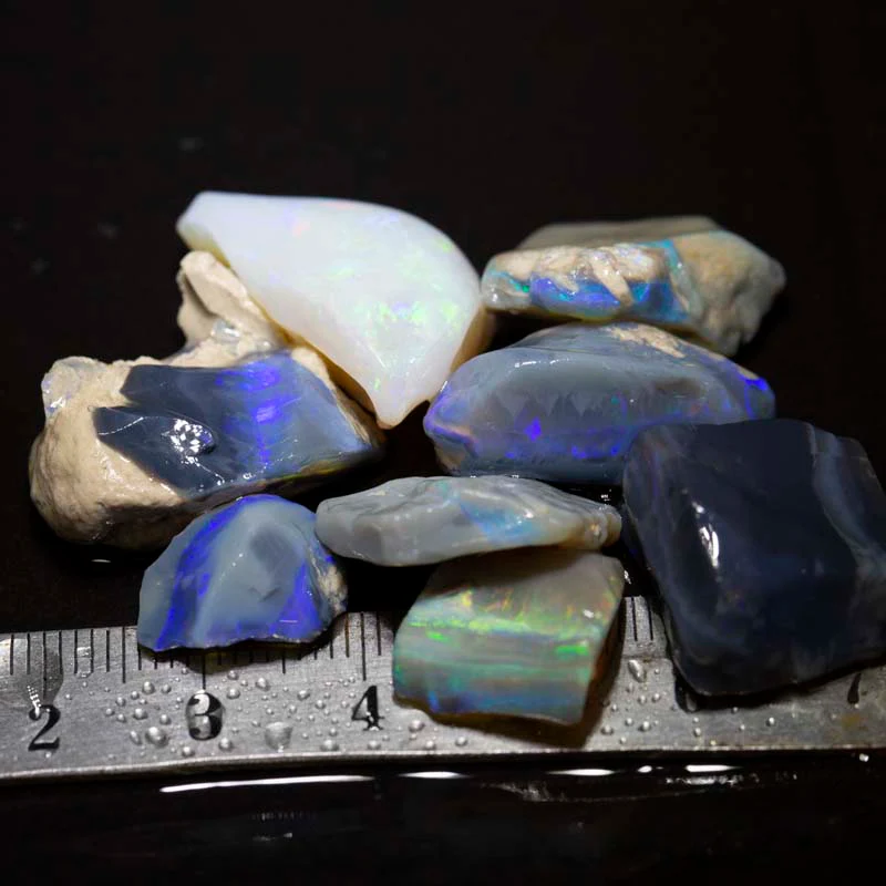 94.00 ct rough opal parcel 8pc