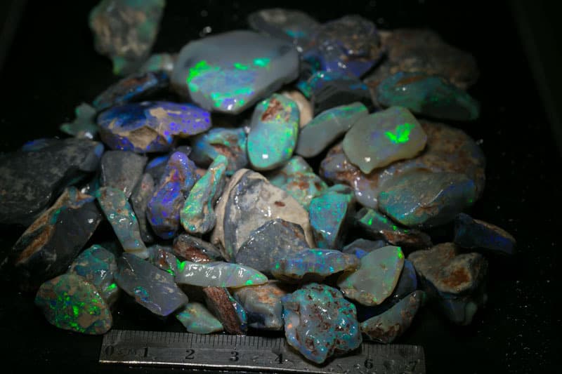 958 ct rough opal parcel for intermediate to pro