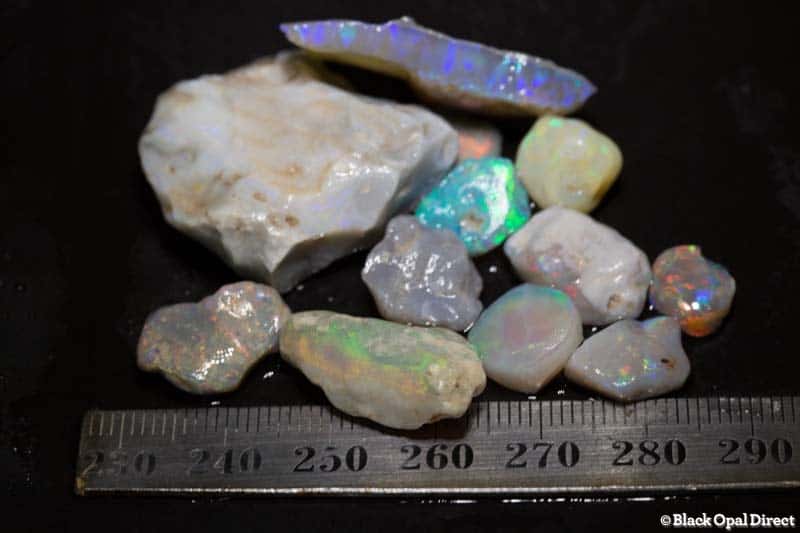 97 ct rough opal parcel 12 pc