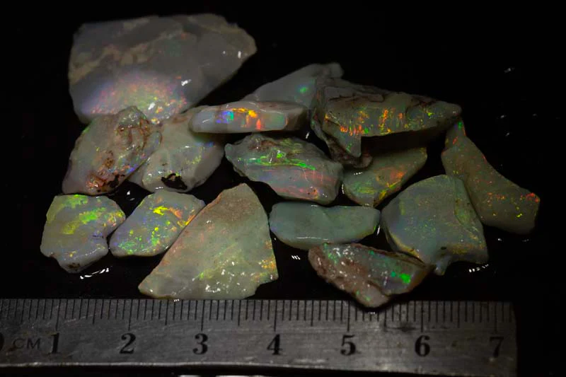 98.50 ct rough opal parcel 14pc