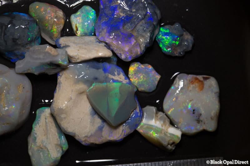 98 ct rough opal parcel 16 pieces beginner to intermediate