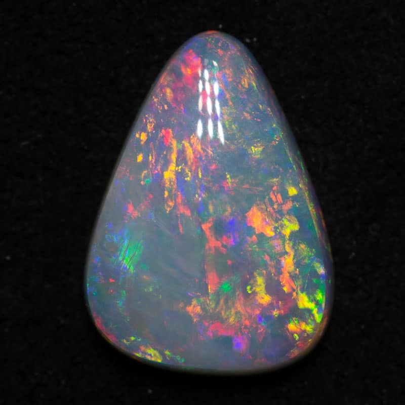 DEPOSIT ONLY 1.85 ct white opal 11.5x8x3mm