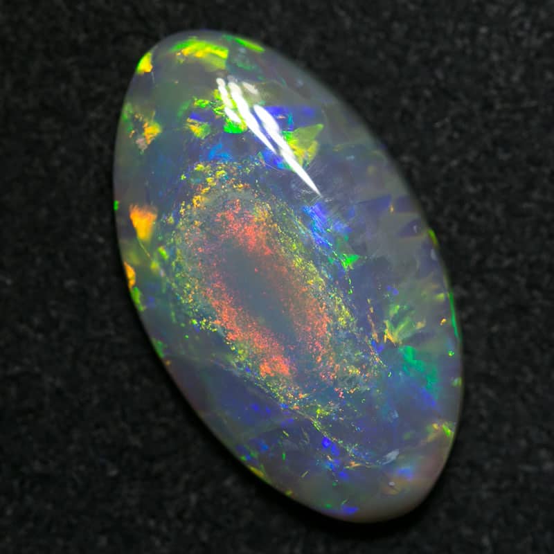 deposit only 2.86 ct opal eye 16x10x3mm for Phil Morton - Image 3