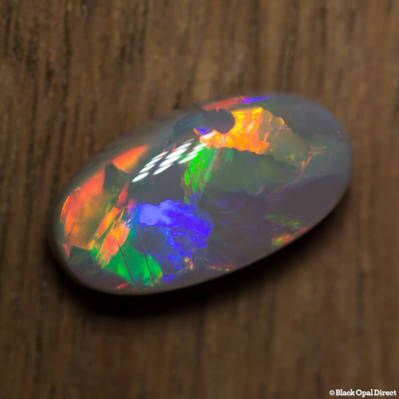 Johanna Sterling Silver Necklace with 2.31 Dark Opal - Image 3